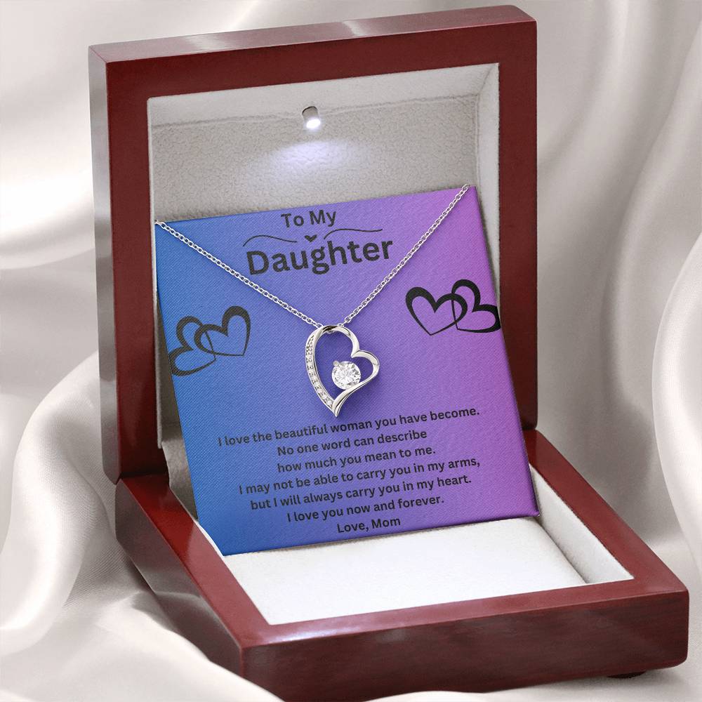 To My Daughter - Beautiful Woman - Necklace