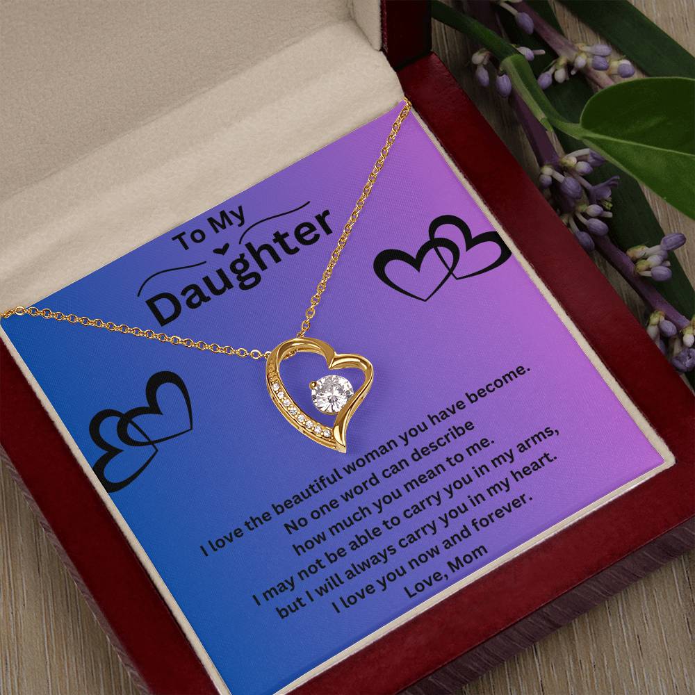 To My Daughter - Beautiful Woman - Necklace