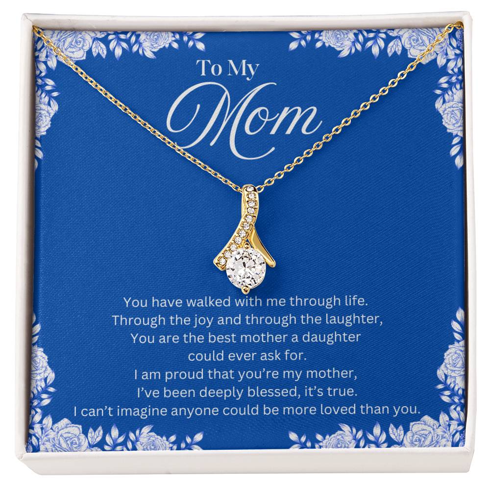 To My Mom - Through Joy & Laughter - Necklace