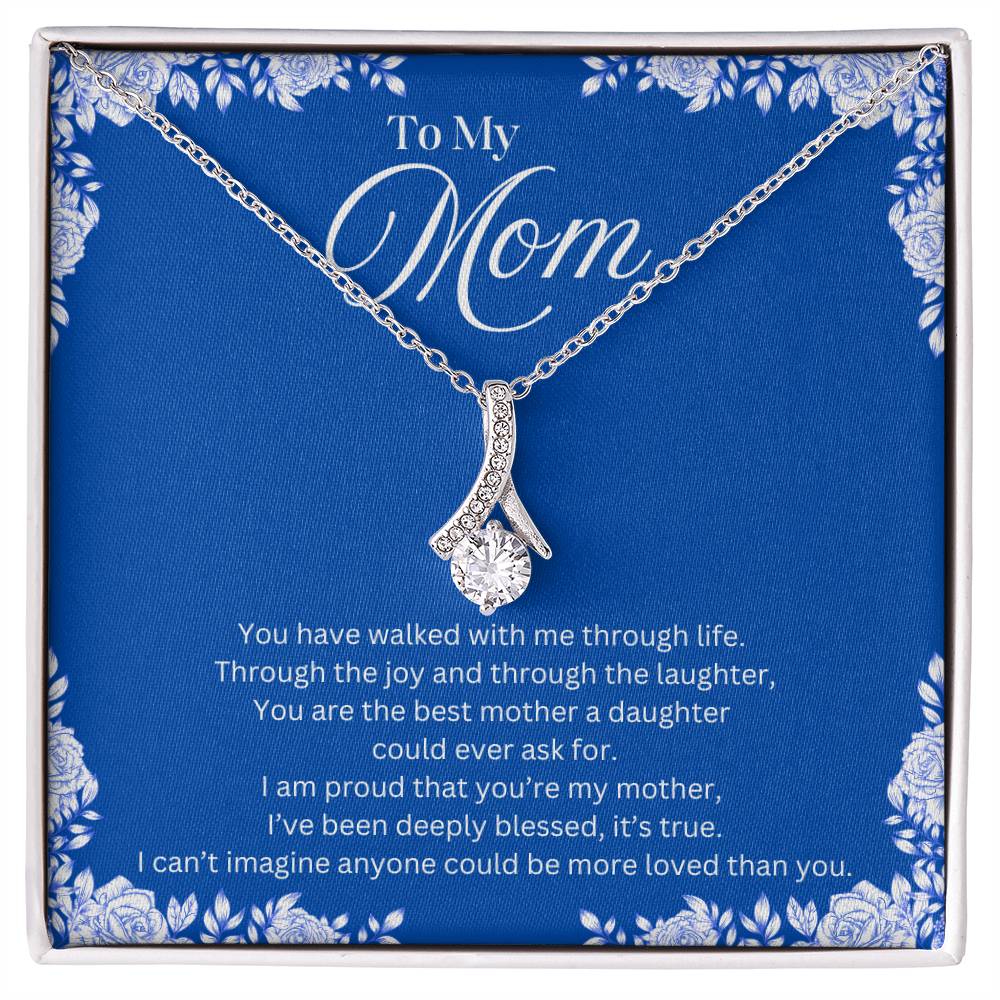 To My Mom - Through Joy & Laughter - Necklace