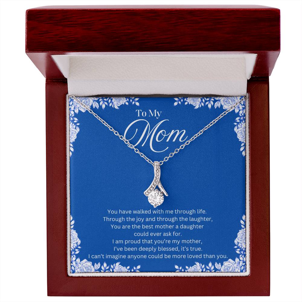 To My Mom - Through Joy & Laughter - Necklace