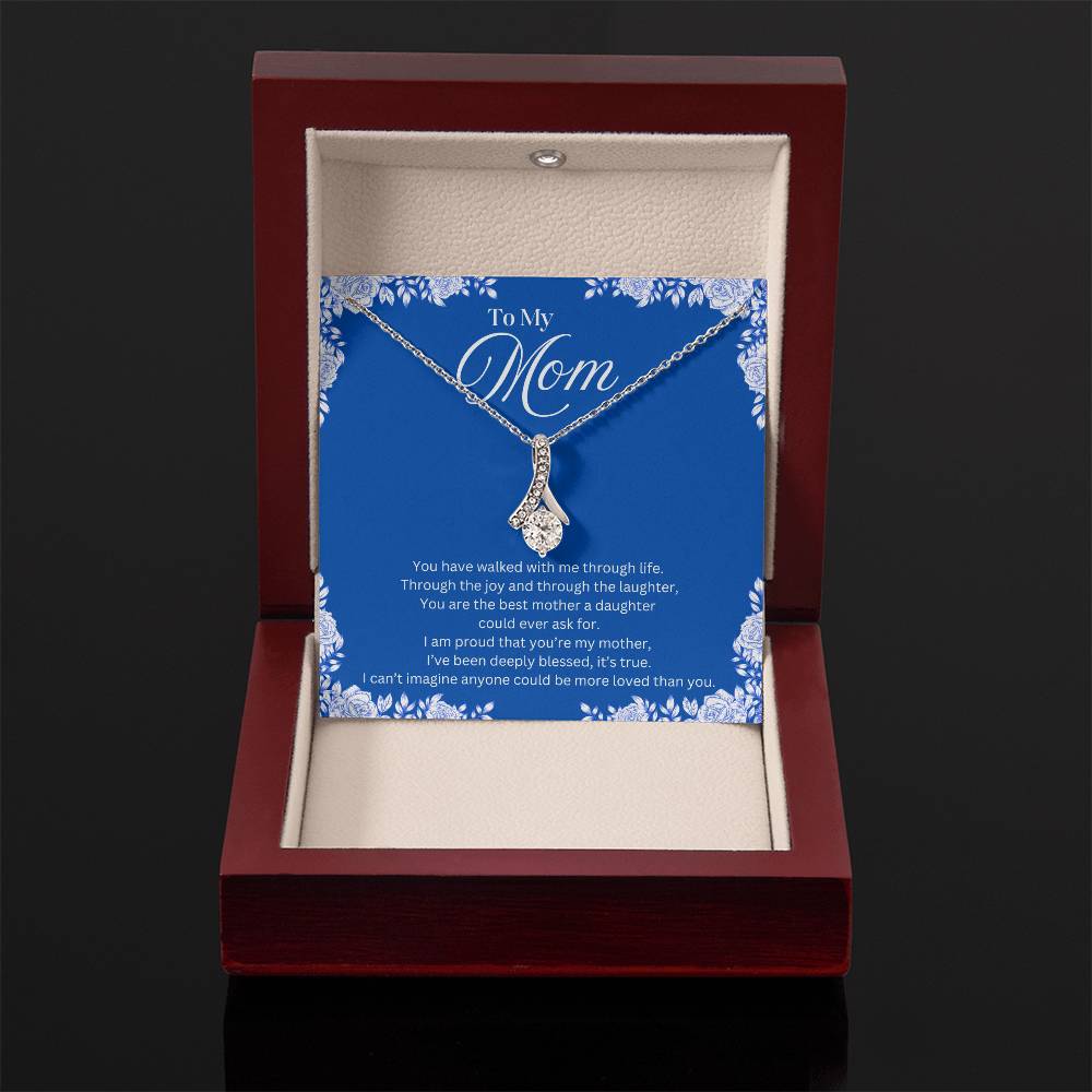 To My Mom - Through Joy & Laughter - Necklace