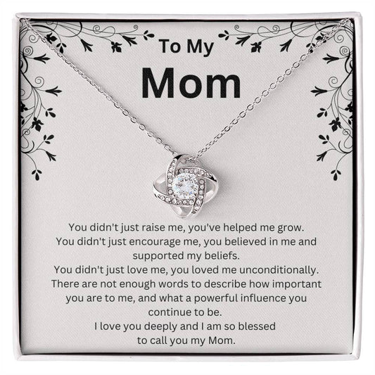 To My Mom - Unconditional Love - Necklace