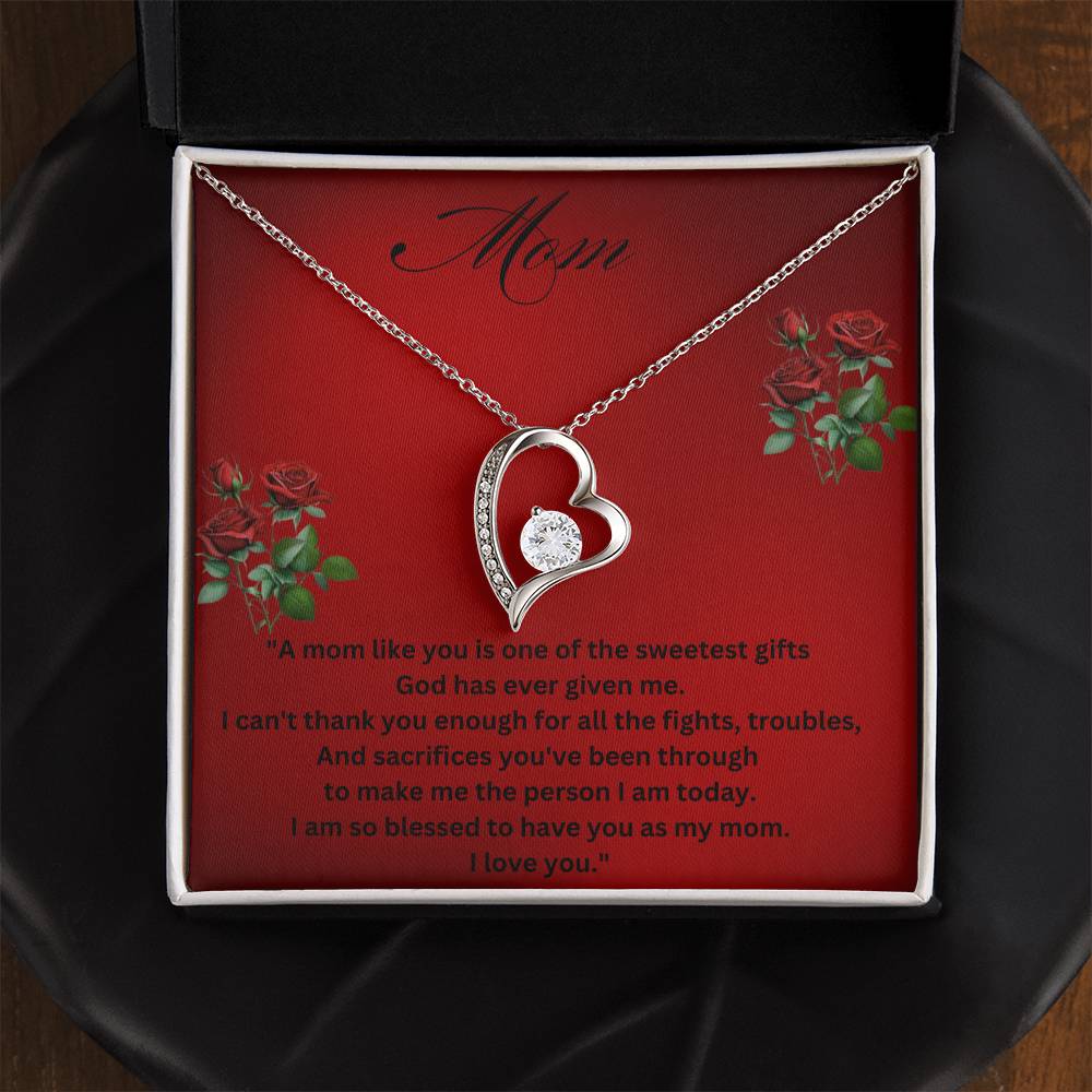 To My Mom - Sweetest Gift - Necklace