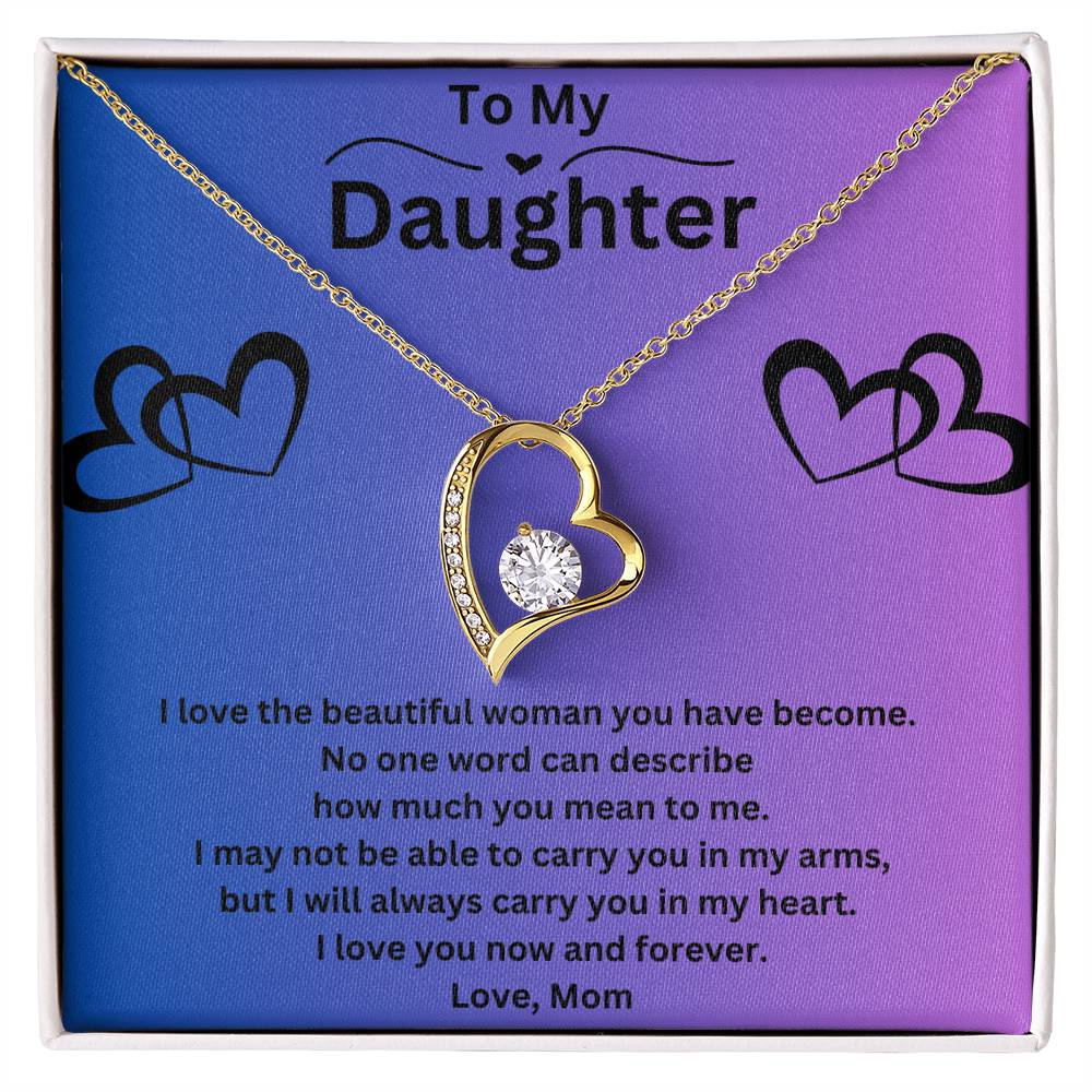 To My Daughter - Beautiful Woman - Necklace